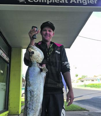 Jem Abbot and a Clyde River mulloway.