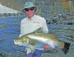 The fish that went over the top are now fit, healthy and their battle scars from the trip over the spillway are healing very nicely.