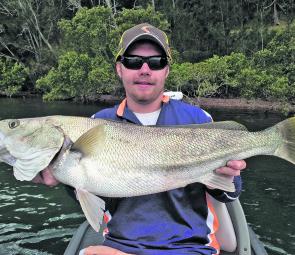 We’re coming into a very good time of year for jewfish. James Moller picked up this one in Brisbane Water.