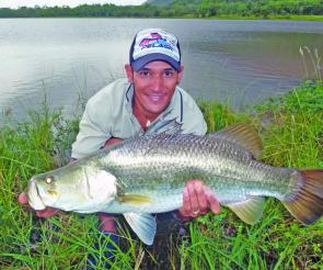 The rain might be easing, but there is still a good chance to pick up a quality barra from popular run-off locations.