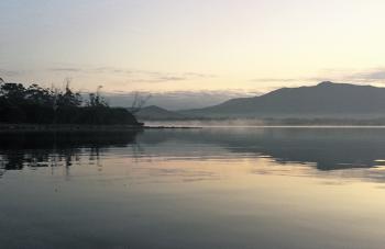 The still, pristine mornings are something you can expect in Tassie’s South East.