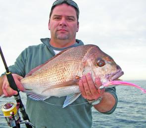 The author with a nice pan sized snapper.