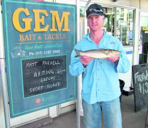January is the perfect time for elbow-slapping whiting like this one.