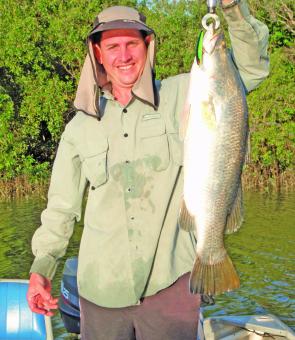 This barra is a prime example of what is on offer to creek fishers throughout March in Bowen. 