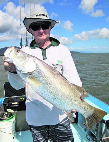 Guy Monkton and family got into some good school size barra recently.