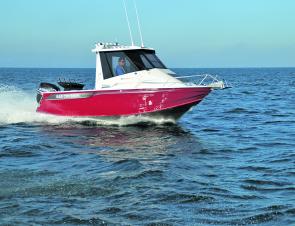 The 670HTP will prove very popular for those looking for a trailerboat that will make a meal of adverse ocean conditions.