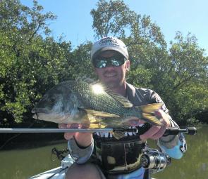 Troy Van Kampen caught this cracker of a bream on a blade.