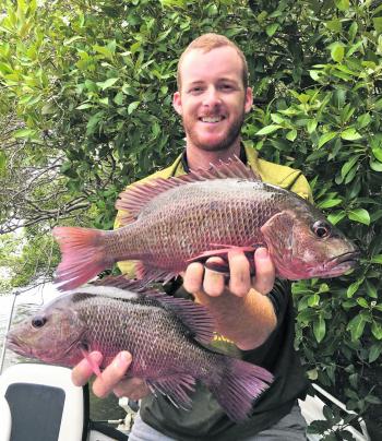 Ryan Dixon found some late season jacks while chasing bream.