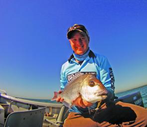 Maria 55mm Shads are a great lure to chase snapper in shallow water. 