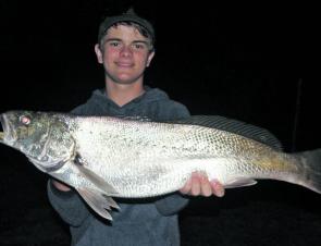 Jamie’s fish was the only legal mulloway taken that night after dark.