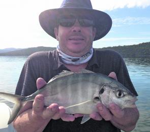 With winter already here, silver trevally are turning up in numbers.