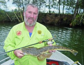 There are plenty of flathead in the lake and Minnamurra, like this 70cm fish taken by Paul Emms.