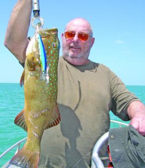 The reefs just offshore from Aurukun are loaded with quality reefies like this coral trout.