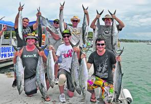 Wild Thing II cleaned up on the Spanish and spotted mackerel at the top of North Reef.