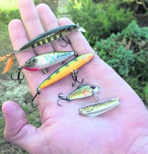 A typical selection of Wendouree lures.