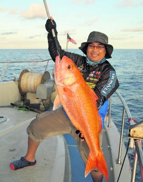 Ruby snapper are a prized capture due to their excellent eating qualities.