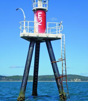 Tripod beacons, such as this one from the area formerly known as the four-beacons (south of Tangalooma), are legendary mackerel hot-spots.