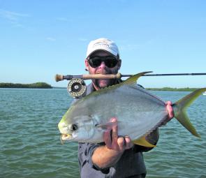 This permit was caught during the full moon in June.