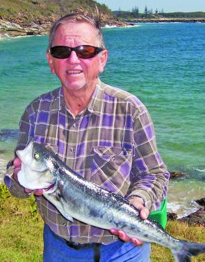 The author’s first Australian salmon, which weighed around 2kg and was taken just outside the Evans River.