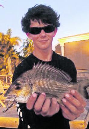 Canals can produce some quality bream, like this fish 34cm to the fork!