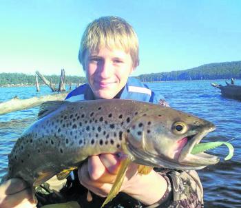 Lake Leake is a real hotspot for those who like to throw lures for chunky trout. 