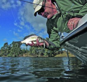 October is prime bream fishing time, with the Scamander River a top destination.