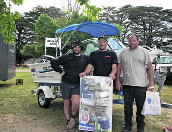 There were also some boat giveaway for some lucky anglers. 