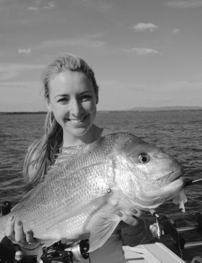 There’s no better time than November to get out and catch big snapper from the bays, like this one caught by Rachel Hunt in a previous season.