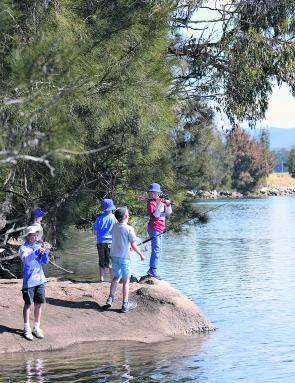 Taking a group of young mates fishing can be extremely rewarding — if a little hectic!