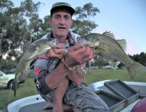 Dave Trinder claimed the non-boater title, fishing blades to the edges.