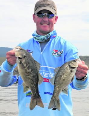 Wayne Beazley was one fish short of his full limit for the tournament, but found enough size in his fish to finish third.