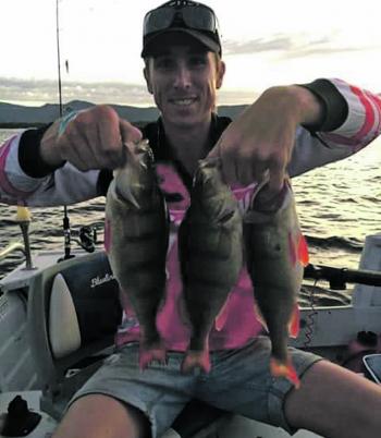 Brad Osborne scored this feed of reddies from Lake Fyans.