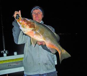 Brad Neilson with an impressive finger caught around Magnetic Island.