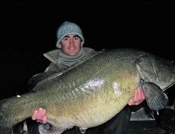 You’ll need two hands to handle this monster murray cod.