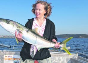 Big kings develop a hankering for garfish at this time of year.