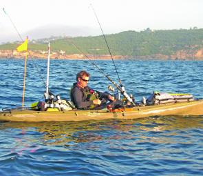 Sydney fisho Dave moved up to a Revolution from a Hobie Outback as he wanted to do more offshore fishing.