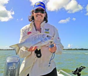 L Stevenson won the QLD Bream section with this cracking bream.