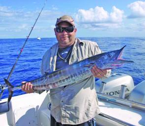 Small wahoo have been carving it up offshore and the arrival of the speedsters has been very welcomed by offshore anglers.