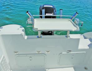 Fishing ready. The rear of the Jackaroo’s cockpit is designed with the angler in mind. 