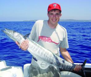 Wahoo numbers should also increase and these hard fighters will take a variety of hardbodied and skirted lures.