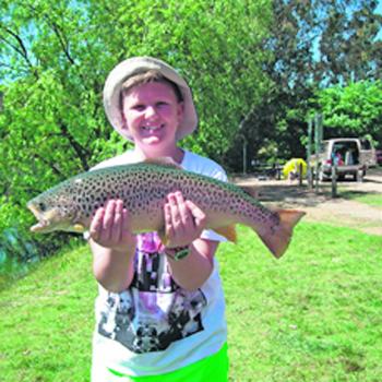 Not bad for his first ever fish! Well done Riley!