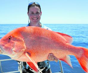 John Boon with a very fine red emperor that weighed in at 13kg.