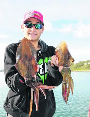 These are not bad squid in anyone’s language – there are bigger ones too for the keen angler.