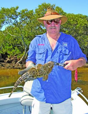 Plenty of flathead have appeared up and down the Port Stephens estuaries. Local angler Dave Glynn has been successfully targeting duskies on fly.