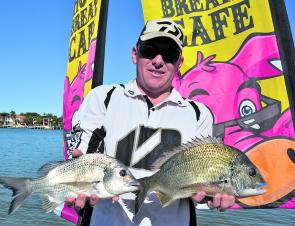 Rogan out did himself on day two with a tournament winning 1.025kg bag kicker and took out the Hogs Breath Boss Hog Big Bream prize.