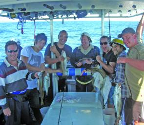 The boys from You’re Secure had a great time with their boss Jimbo on a December work charter.