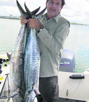 James McLellan caught these Spanish mackerel recently.