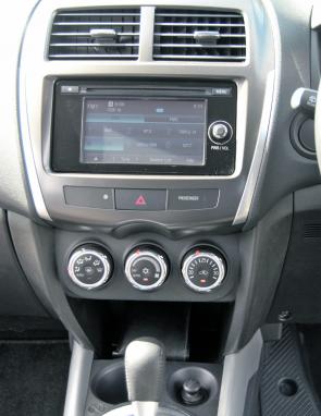 The Multi Media system within the ASX can be optioned up to provide a full-sized reversing camera. 