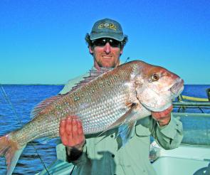 Anthony Ljubic with a quality snapper taken off Warrnambool. 