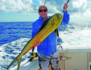 Mahi mahi like this one caught by Rob Howell are also on the cards in the coming month.